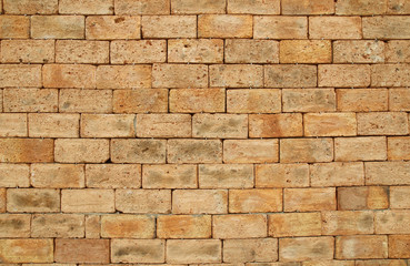 old red brick wall texture background