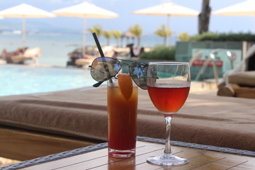 cocktail on the beach