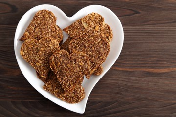 Oatmeal cookies with amaranth.