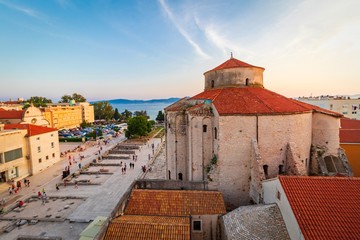 The Church of St Donatus. Church located in Zadar, Croatia, build in the 9th century