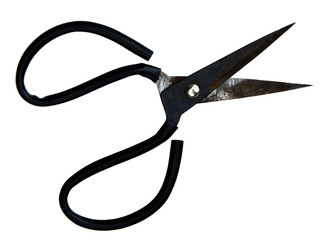 Antique rust iron scissors