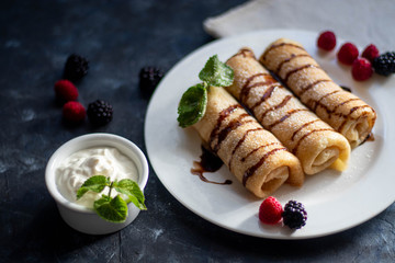 grilled meat and vegetables