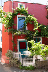 house facade in trentemoult village in France