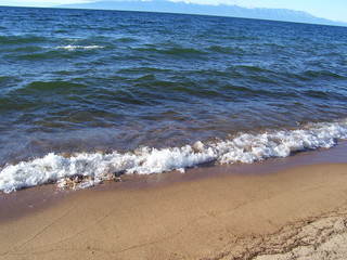 beach and waves