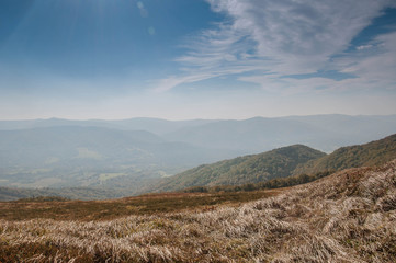 Bieszczady w południowo-wschodniej Polsce