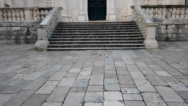 Saint Blaise church in Dubrovnik, Croatia. Travel Concept