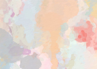 paint like illustration in watercolor style in dreamy pastel tone color