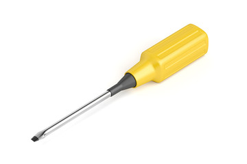 Fototapeta premium Screwdriver with rubber handle