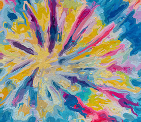 tie dye digital paint-like illustration abstract background of watercolor texture style 