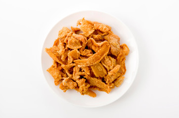 鶏皮のカリカリ揚げ