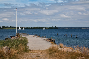 Sailboats on the Inlet