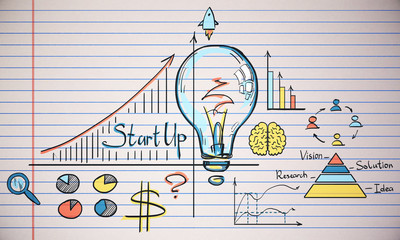 Idea and finance concept