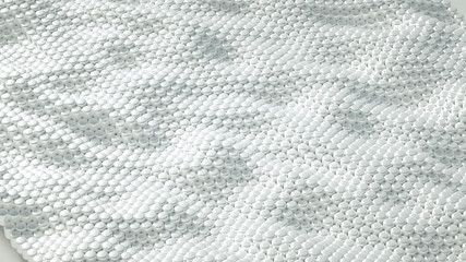 Beautiful, luxury, elegant festive bead background. 3d illustration, 3d rendering.