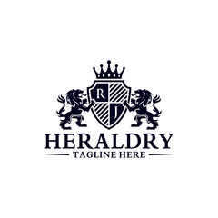 Heraldry Logo Collection Vector Template