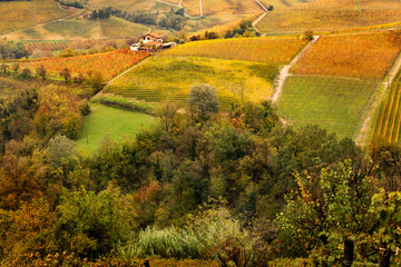 Piedmont countryside in autumn