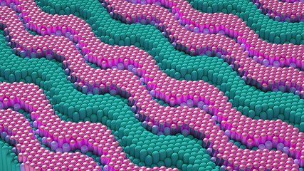 Beautiful, luxury, elegant festive bead background. 3d illustration, 3d rendering.