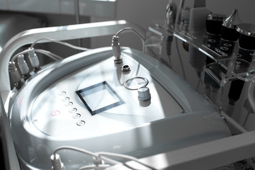 Cosmetology harvester in the office of a beautician