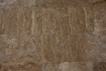 Wall beige tiles.