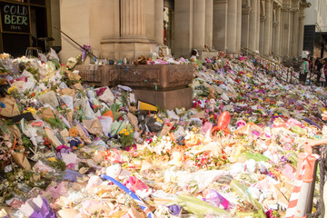 Bourke St Mall Floral Shrine