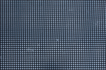 Blue grid texture.