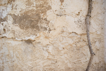 Old wall of plaster.