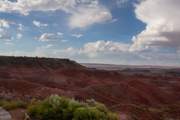 Just before sunset in the Painted Desert