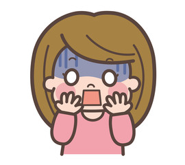 女性　ショック