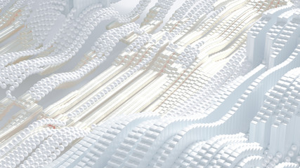 Abstract technology background. 3d illustration, 3d rendering.