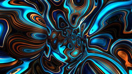 Bright, juicy abstraction background. 3d illustration, 3d rendering.