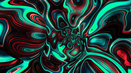 Bright, juicy abstraction background. 3d illustration, 3d rendering.