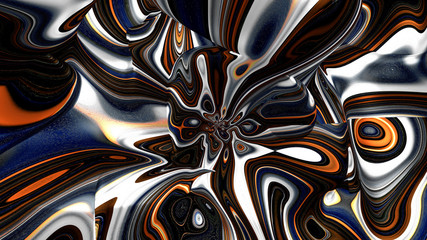 Bright, juicy abstraction background. 3d illustration, 3d rendering.