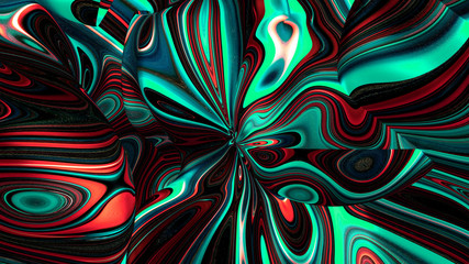 Bright, juicy abstraction background. 3d illustration, 3d rendering.