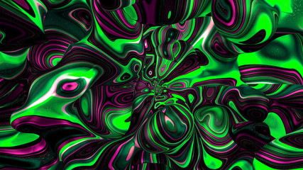 Bright, juicy abstraction background. 3d illustration, 3d rendering.
