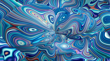 Bright, juicy abstraction background. 3d illustration, 3d rendering.