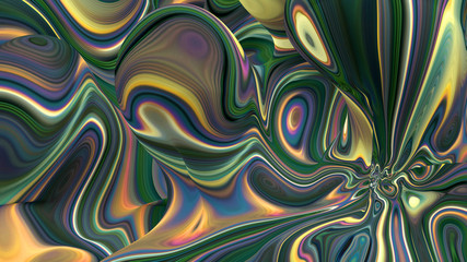 Bright, juicy abstraction background. 3d illustration, 3d rendering.