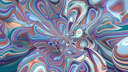 Bright, juicy abstraction background. 3d illustration, 3d rendering.