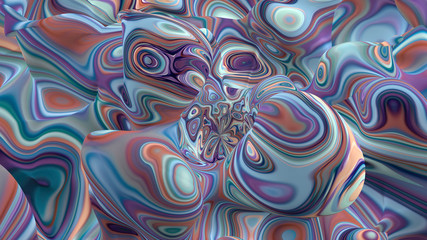 Bright, juicy abstraction background. 3d illustration, 3d rendering.
