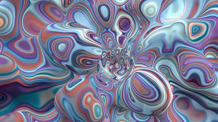 Bright, juicy abstraction background. 3d illustration, 3d rendering.