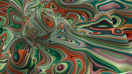 Bright, juicy abstraction background. 3d illustration, 3d rendering.