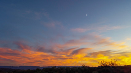 Fototapeta na wymiar St George Utah Sunset