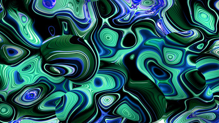 Bright, juicy abstraction background. 3d illustration, 3d rendering.