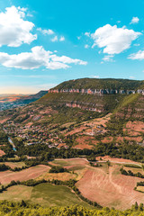 Landscape sun kiss, Millau, France