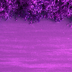 Beautiful summer foliage frame. 3d illustration, 3d rendering.