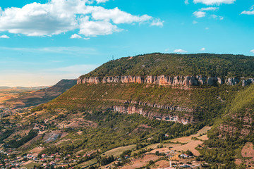 Landscape sun kiss, Millau, France