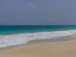 plage au Cap Vert