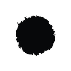 ink circle grunge vector. Space for text ready to use