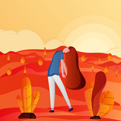 Yoga Fly Poses Illustration