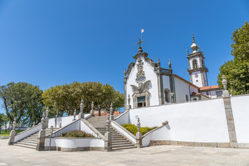 Église Nossa Senhora da Agonia à Viana do Castelo, Portugal - obrazy, fototapety, plakaty