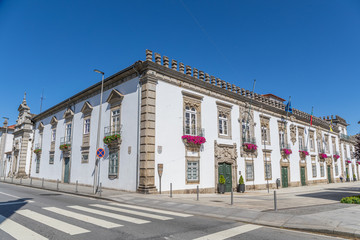Fototapeta premium Rue Cândido dos Reis do Viana do Castelo, Portugalia