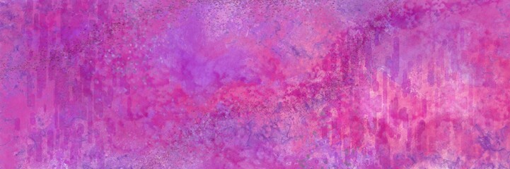Vibrant colorful abstract background with paint spatter and grunge texture, bright purple pink colors with lots of grungy textured detailed illustration